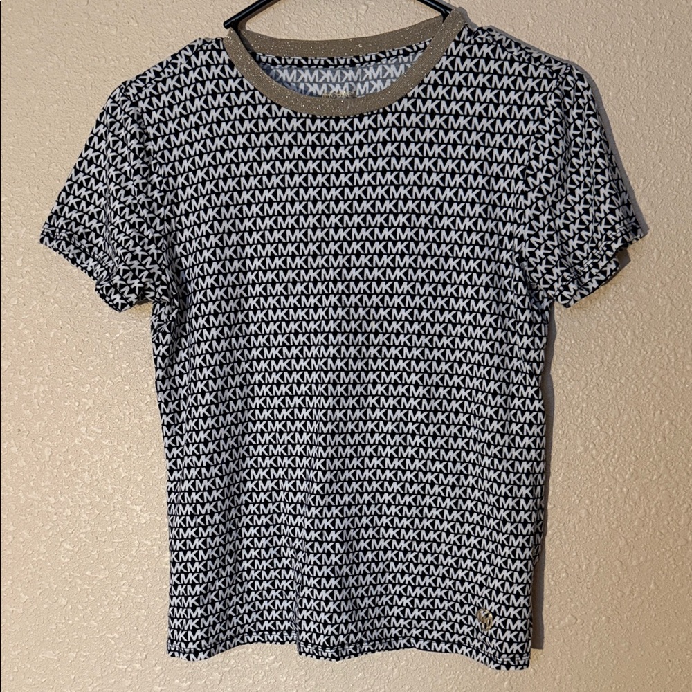 Michael Kors Monogram Black and White Tee